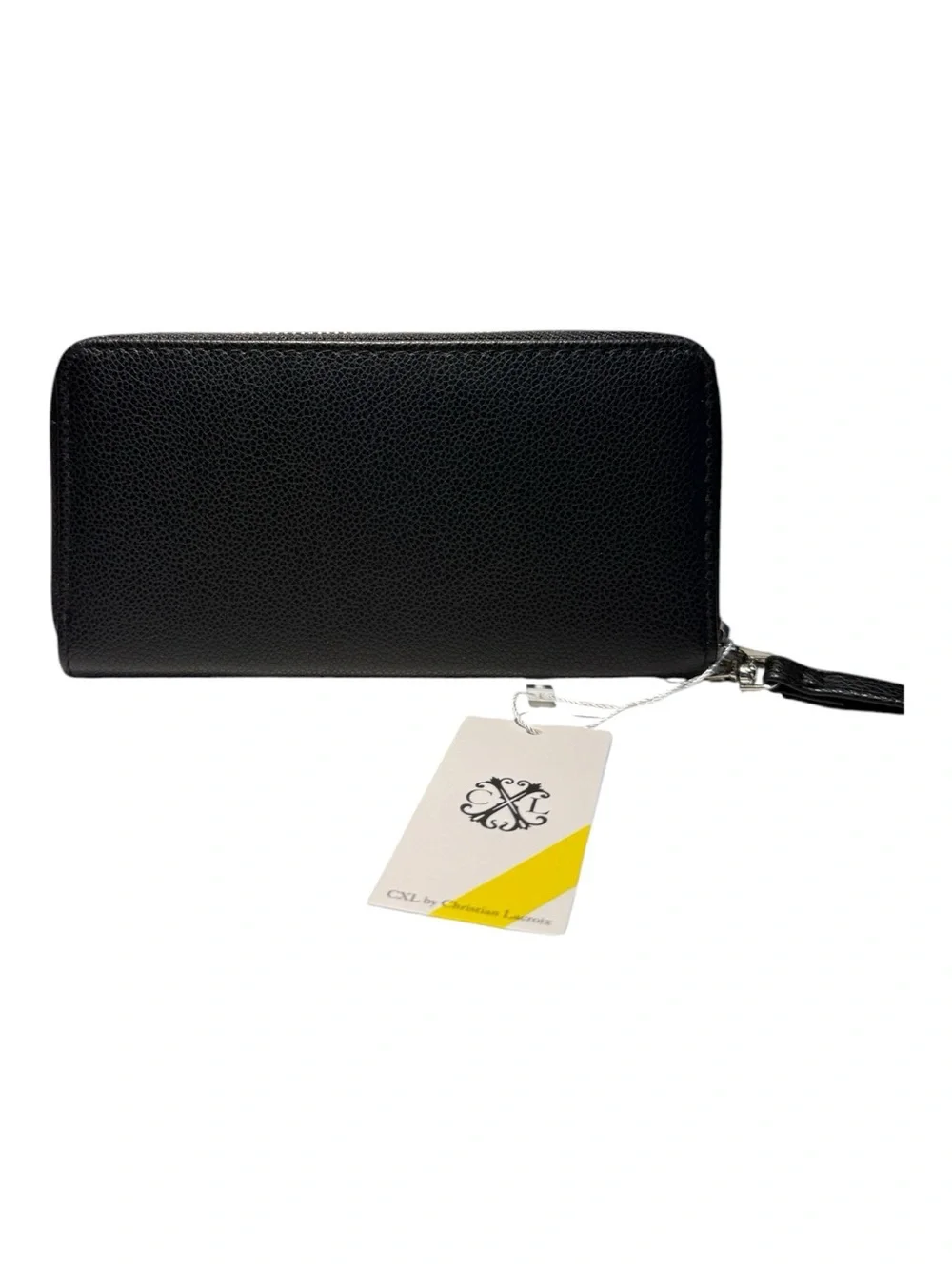 Christian Lacroix Brandy Pebble Double Zipper Wallet Black BNWT Wristlet